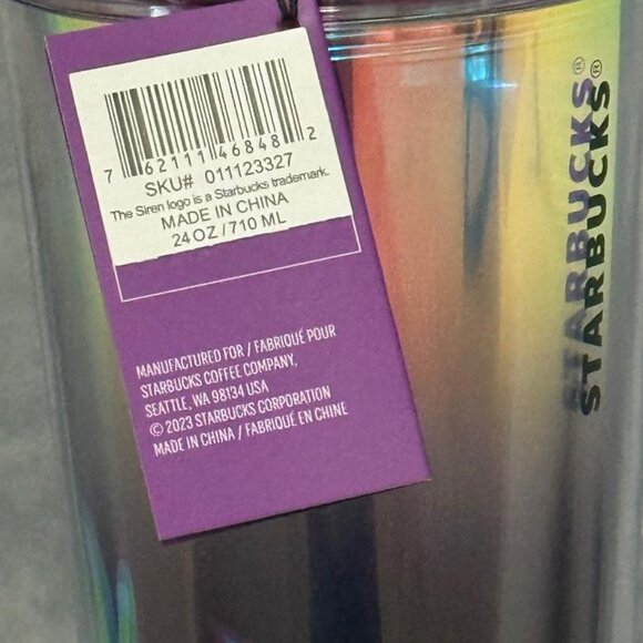 Yiqiao Wang + Starbucks ASL American Sing Language Venti Sized Cold Cup NWT - Picture 4 of 6